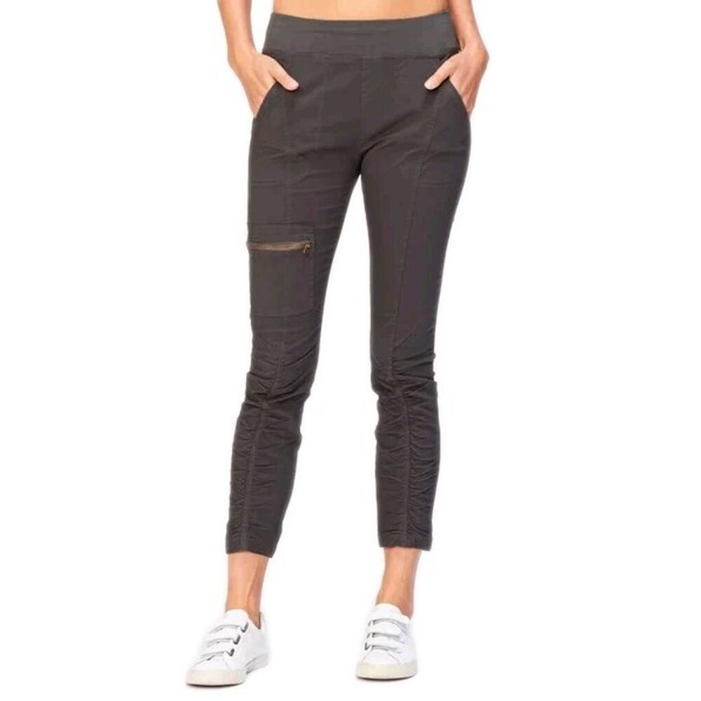 XCVI Wearables Charcoal Malanda Corduroy Pull-On Pant Cargo Pocket Women's XS